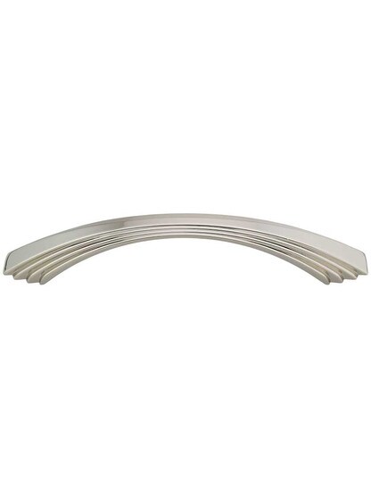 Sydney Flair Cabinet Pull - 5 inch Center-to-Center in Polished Nickel.